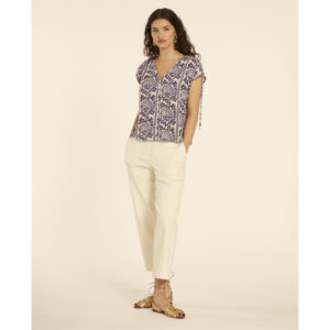 BLUSA CON FRUNCIDO CONCHAS BY PEPALOVES