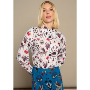 WHITE MYTHO TOP BY MINUETO