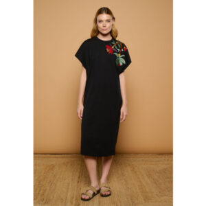 BLACK BOHO DRESS BY MINUETO